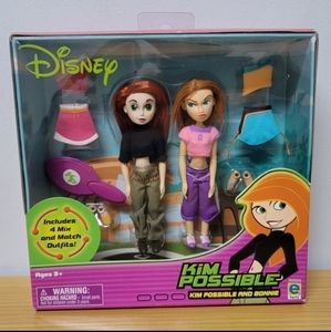 Disney Kim Possible and Bonnie Mini Fashion Dolls Sealed Toy in‎ Box Original